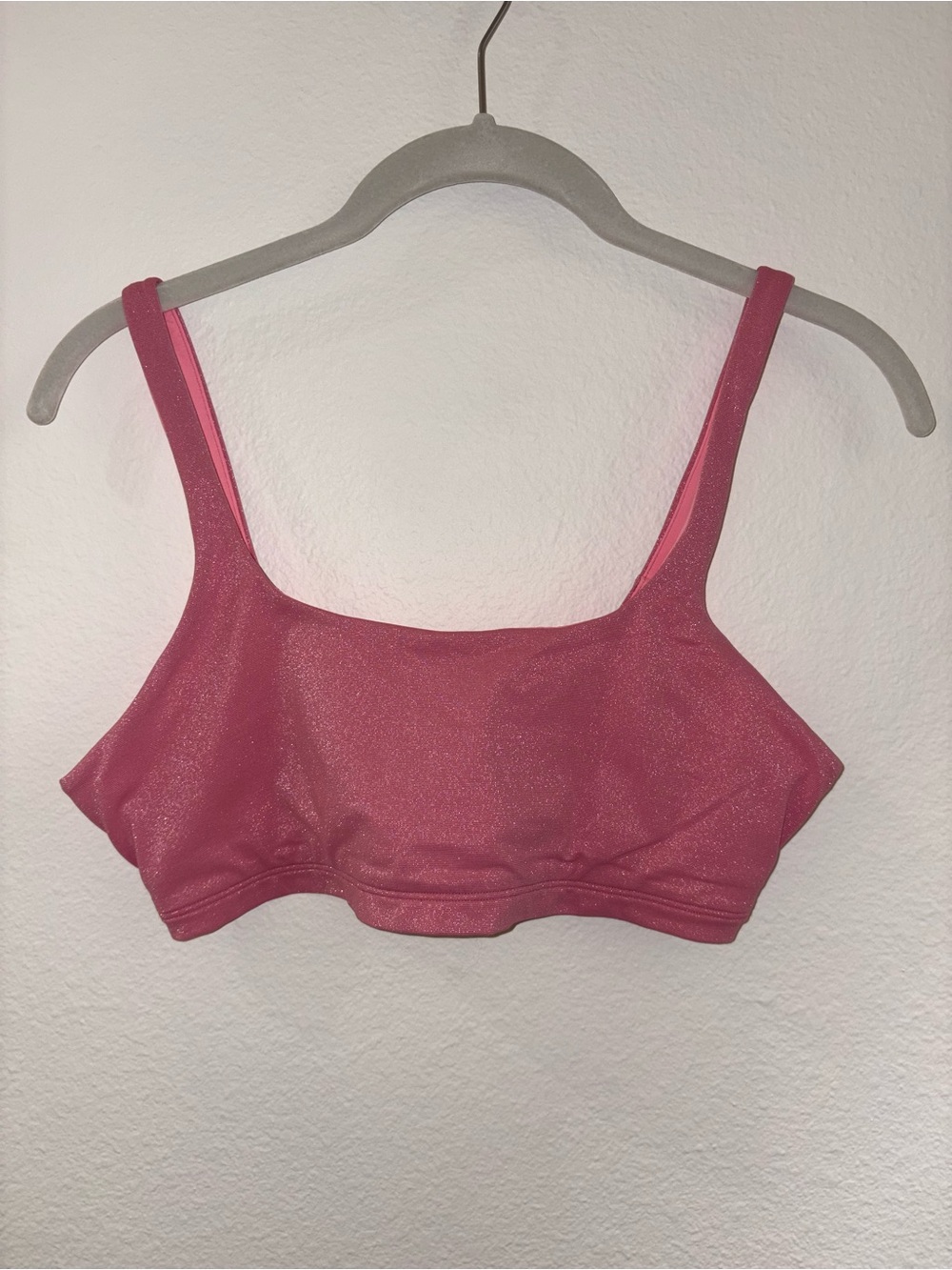 ALO Yoga Shimmer Pink Sports Bralette